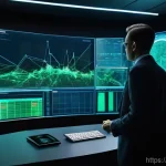 사이버보안 관련 국제 자격증 트렌드 - **Prompt 1: The Evolving Landscape of Cyber Threats - OT and AI Integration**
"A sleek, futurist...