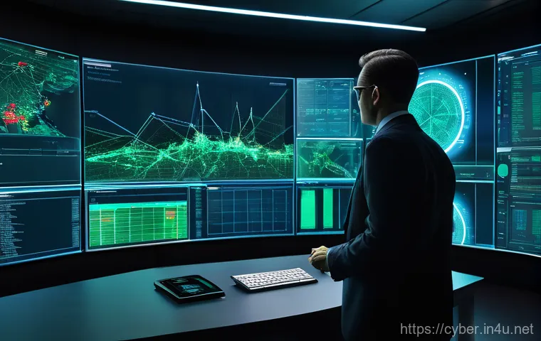 사이버보안 관련 국제 자격증 트렌드 - **Prompt 1: The Evolving Landscape of Cyber Threats - OT and AI Integration**
"A sleek, futurist...