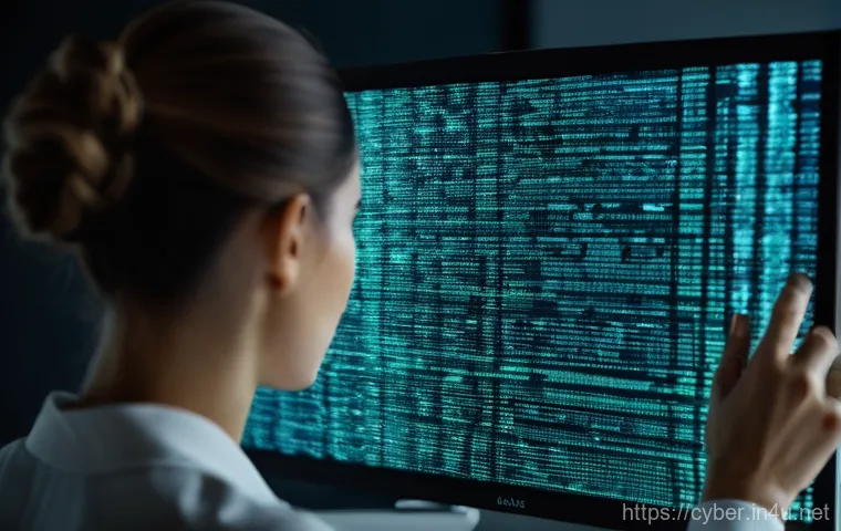 악성코드 분석 이론과 사례 - A person (adult, neutral gender, wearing casual modern clothes) is looking intently at their smartph...