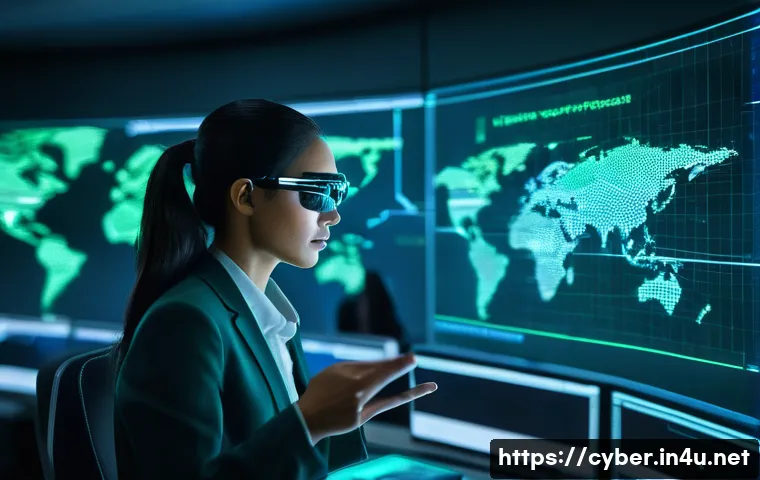 사이버위협 대응 성공 사례 분석 - **AI-Human Synergy in a Futuristic Security Operations Center**
A high-tech Security Operations ...